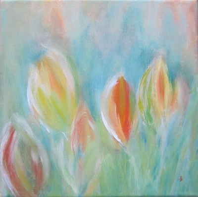 Blumenwiese
Acryl auf Leinwand
