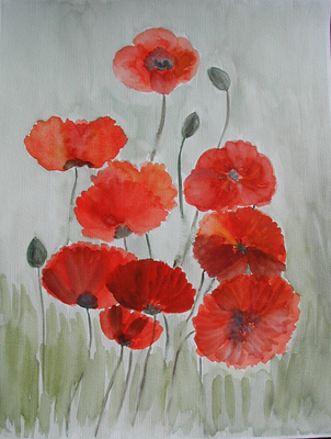 Mohnblumen
Aquarell
