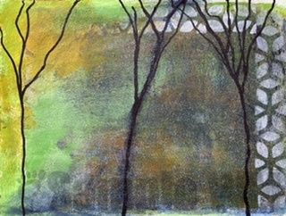 Verwunschener Wald
Acryldruck auf Papier 
